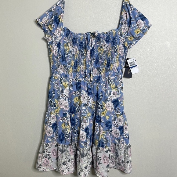 Nwt city studios floral smocked dress | size - juniors XL - Picture 3 of 4